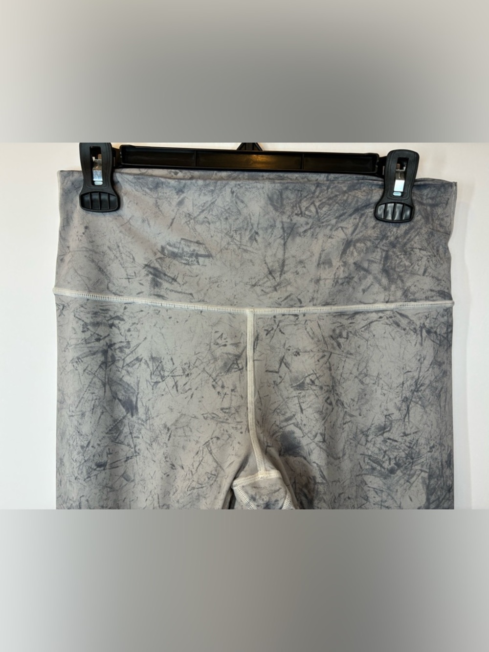 Lululemon Wunder Under High Rise Leggings Gray Marble Print Size Approx M (29”) - Picture 2 of 8